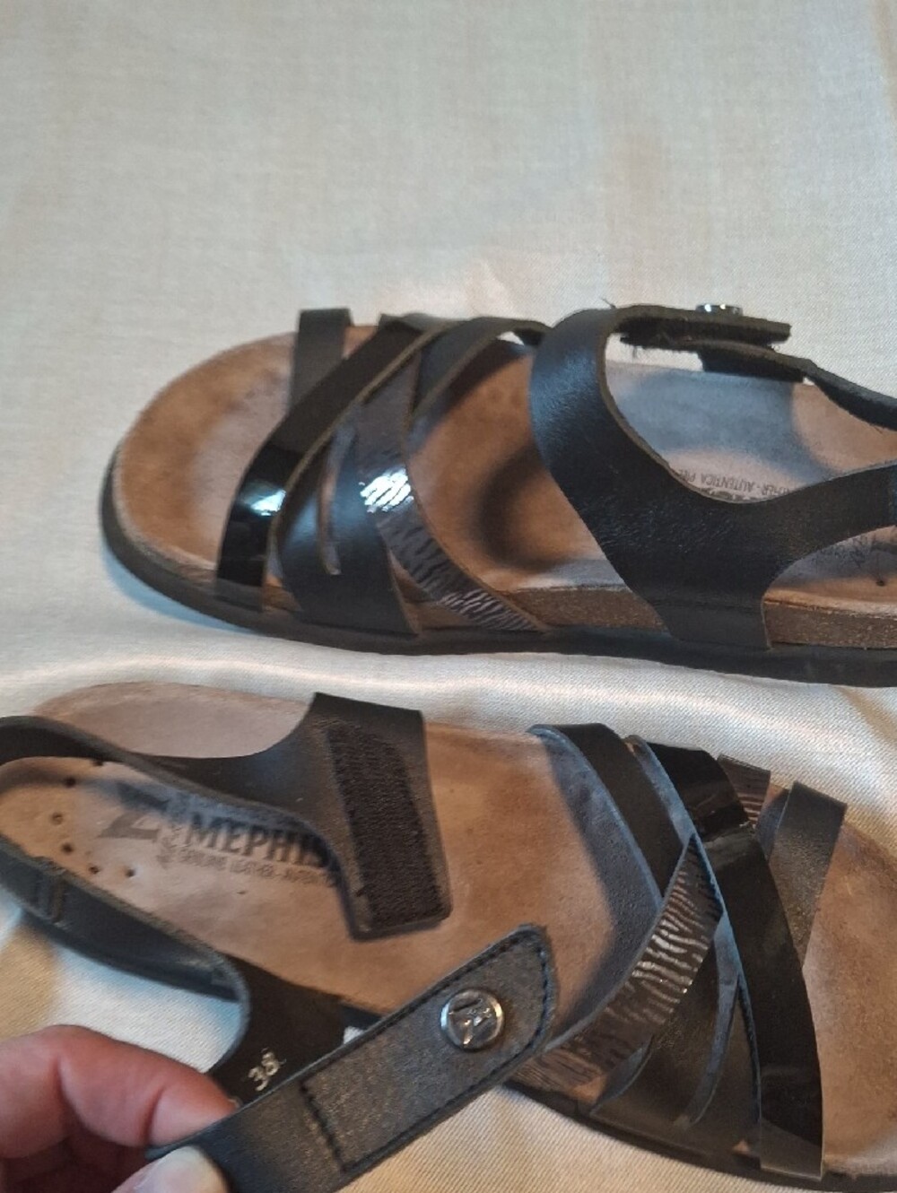 Mephisto Women’s Halinka Sandal Black US 8 (EU 38) - Picture 3 of 12